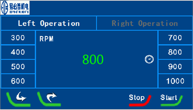 metallographic grinder polisher Màn hình cảm ứng của máy đánh bóng