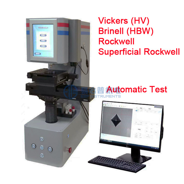 Thử nghiệm độ cứng toàn cầu hoàn toàn tự động Brinell Rockwell Vickers Test BRV-250AZ