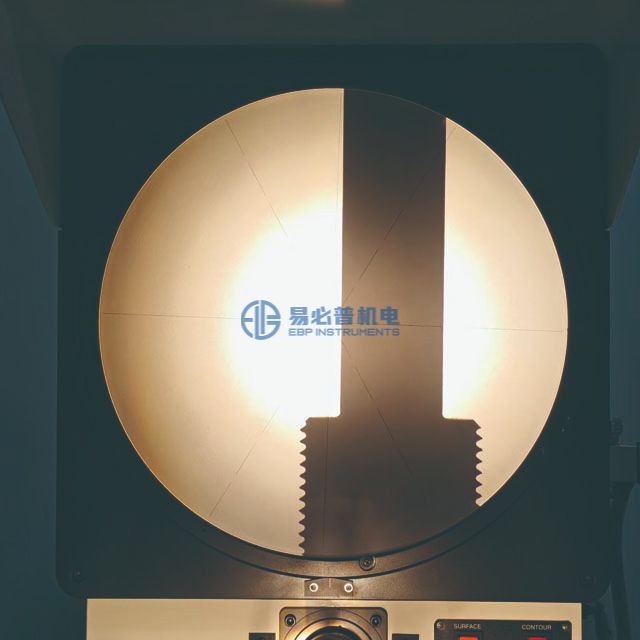 Máy chiếu biên dạng ngang chính xác Đo độ chính xác cao Bộ so sánh quang học EYP-200H / 250H