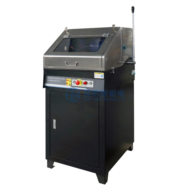 Máy cắt mẫu kim loại thủ công với bảng tủ QGL-80C 100C