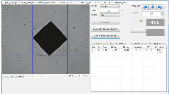 Phần mềm thử nghiệm Vickers